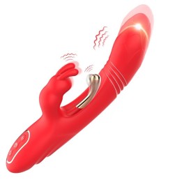 Vibrador Tickler com Rabbit em Silicone