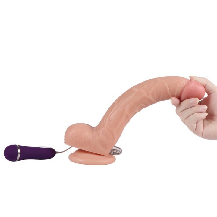 Vibrador Realista com Controlo Remoto Optimus 28 cm