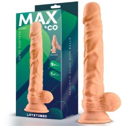Clint Dildo Realista com Testículos Natural 9.8"
