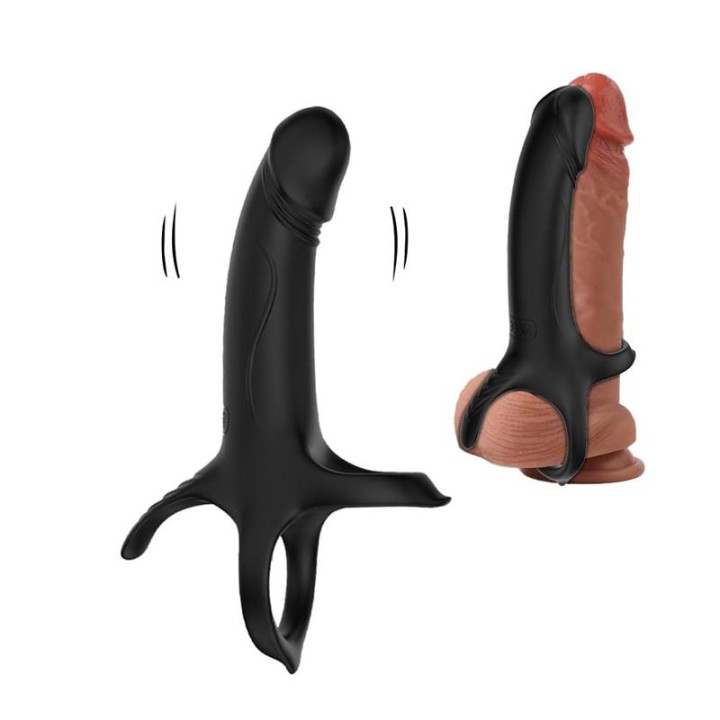 Dildo para Penetração Dupla com Vibração