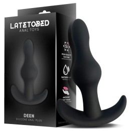 Deen Plug Anal de Silicone com Base em Âncora