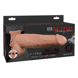 FETISH FANTASY SERIES - HARNESS WITH DONG 9 CUM