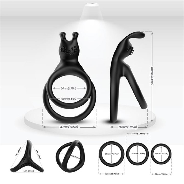 Conjunto de Anéis para Pénis