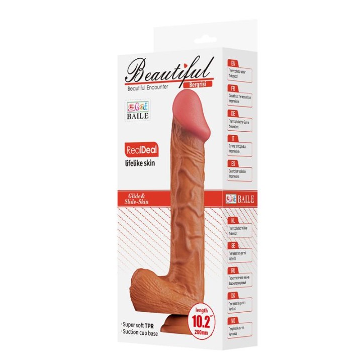 BAILE - BERGRISI REALISTIC DILDO 26 CM FLESH