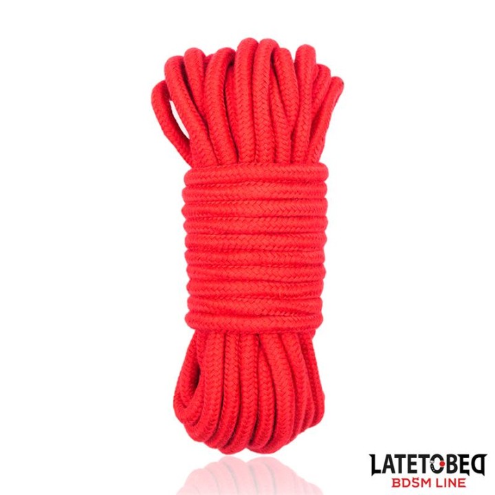 Corda de Bondage em Algodão 5 m Vermelha