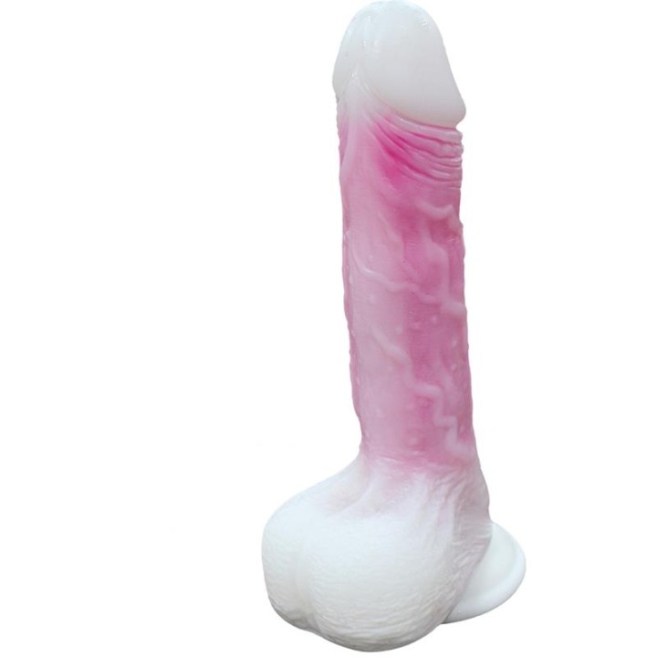 Dildo Duplo com Vibração, Movimento e Calor 21,5 cm