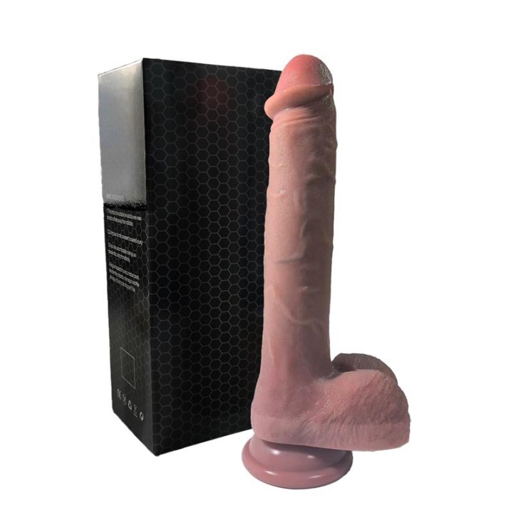 Dildo com Vibração, Movimento e Calor 28 cm