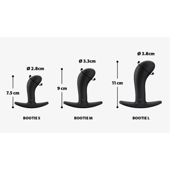 FUN FACTORY - BOOTIE ANAL PLUG SIZE S BLACK
