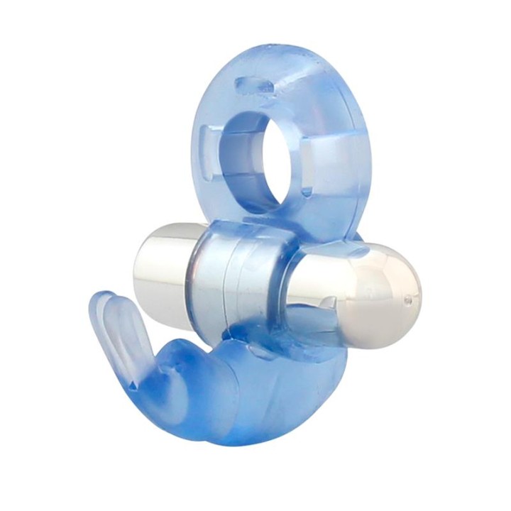 Anel Vibratório Firey com Coelho Azul
