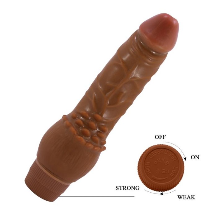 BAILE - BARBARA REALISTIC VIBRATOR 19.5 CM MULATTO