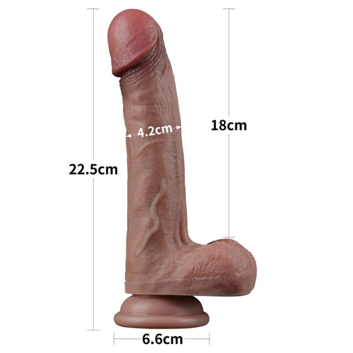 Dildo Dupla Camada 9"