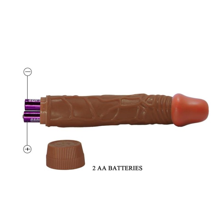 BAILE - BOB REALISTIC VIBRATOR 22.5 CM MULATTO