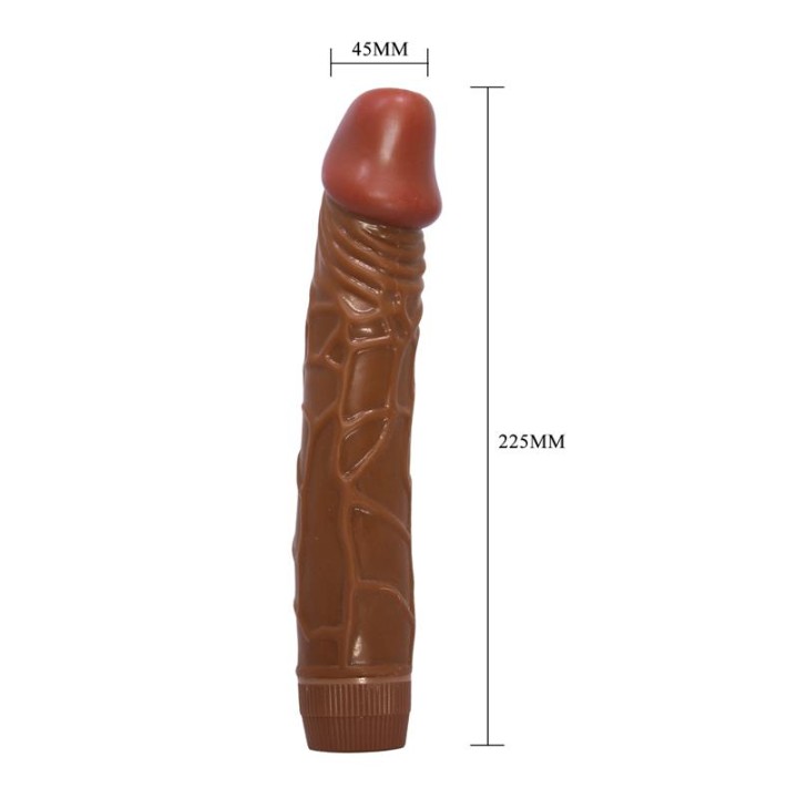 BAILE - BOB REALISTIC VIBRATOR 22.5 CM MULATTO