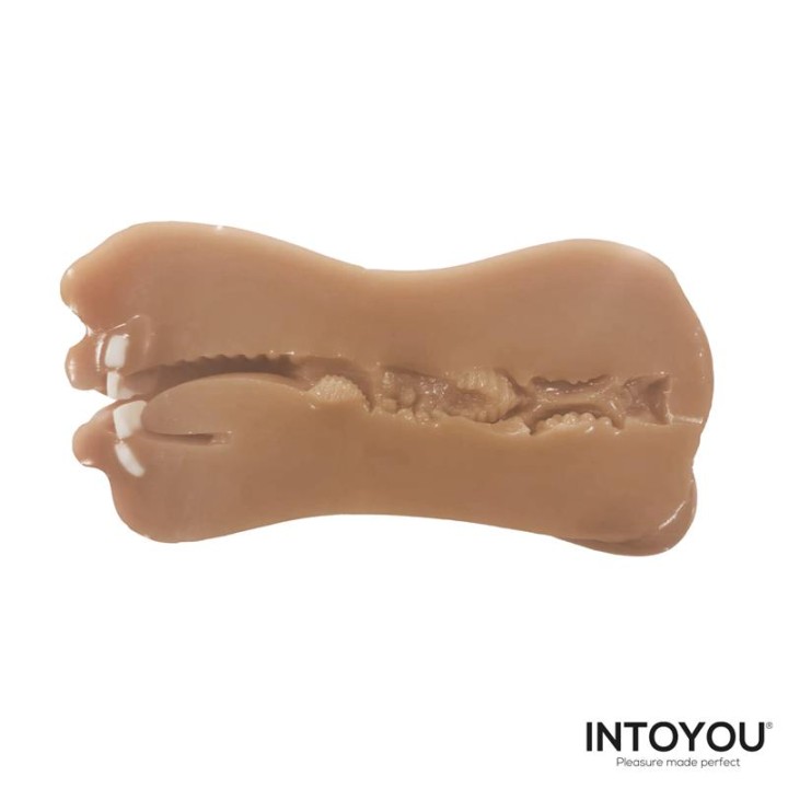 Masturbador Realista Vagina e Boca 635 gr