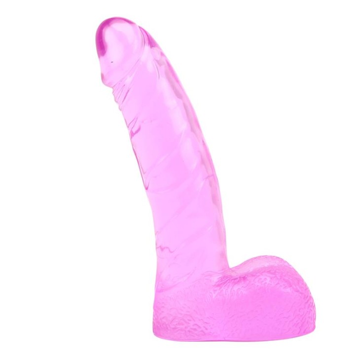 Dildo Ding Dong Transparente-Rosa