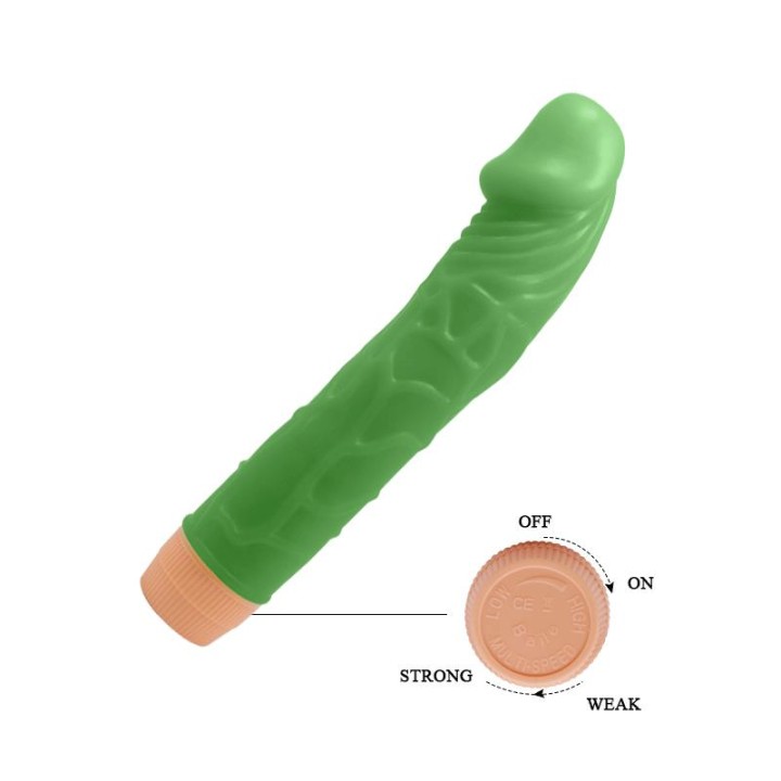 BAILE - BILL REALISTIC VIBRATOR 22.5 CM GREEN
