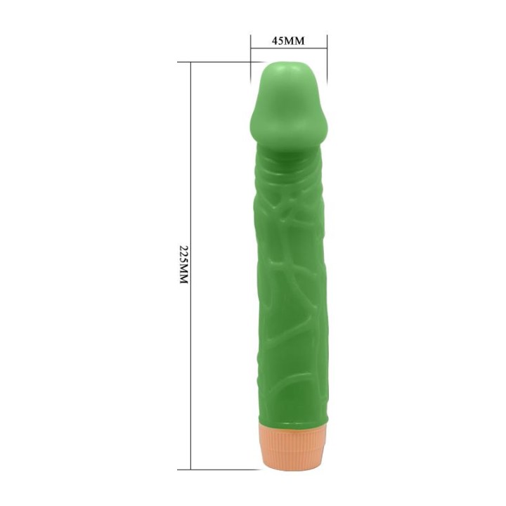 BAILE - BILL REALISTIC VIBRATOR 22.5 CM GREEN