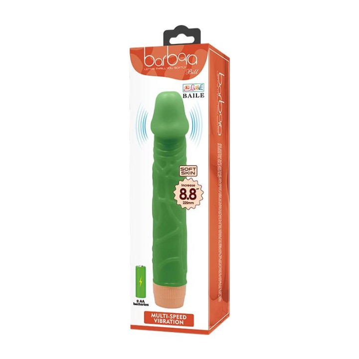 BAILE - BILL REALISTIC VIBRATOR 22.5 CM GREEN