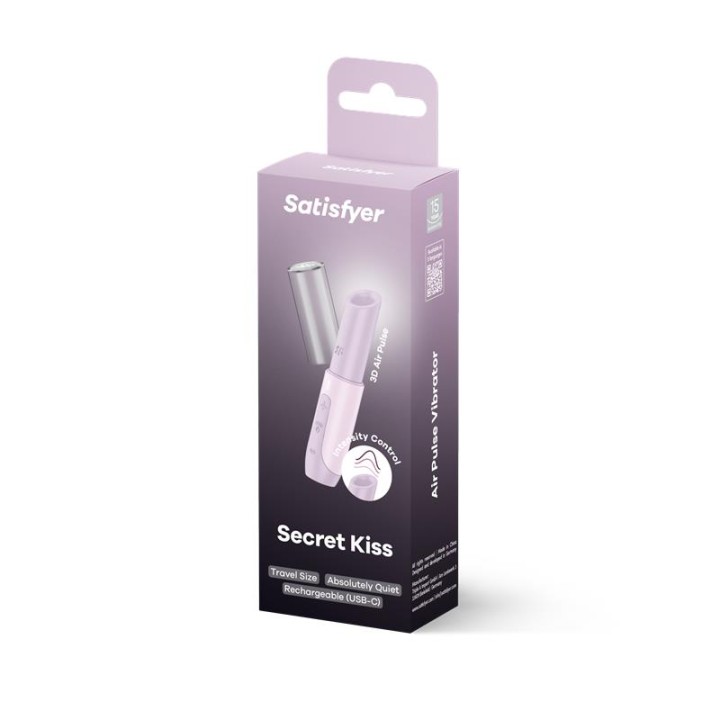 SATISFYER - SECRET KISS WAVE CLITORIS STIMULATOR PINK