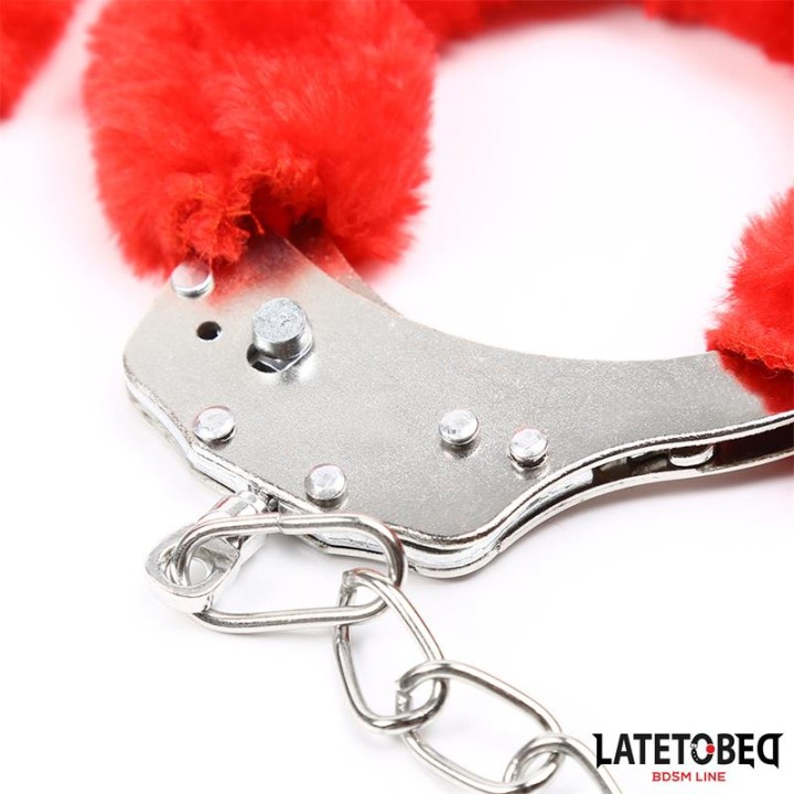 Algemas LATETOBED de Pelúcia Veludo Vermelho