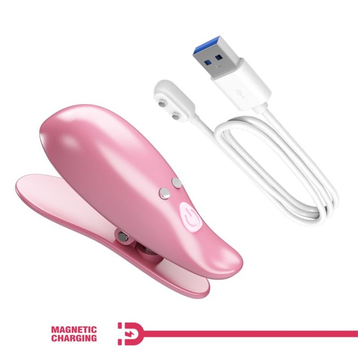 Pinças de Mamilos Vibratórias com Controlo Remoto Cailey