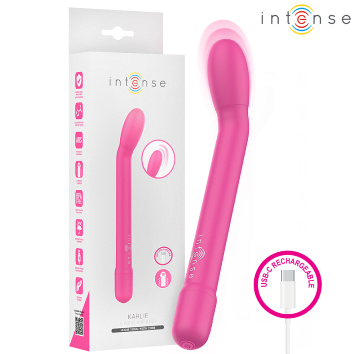 INTENSE - KARLIE RECHARGEABLE G-SPOT STIMULATOR PINK