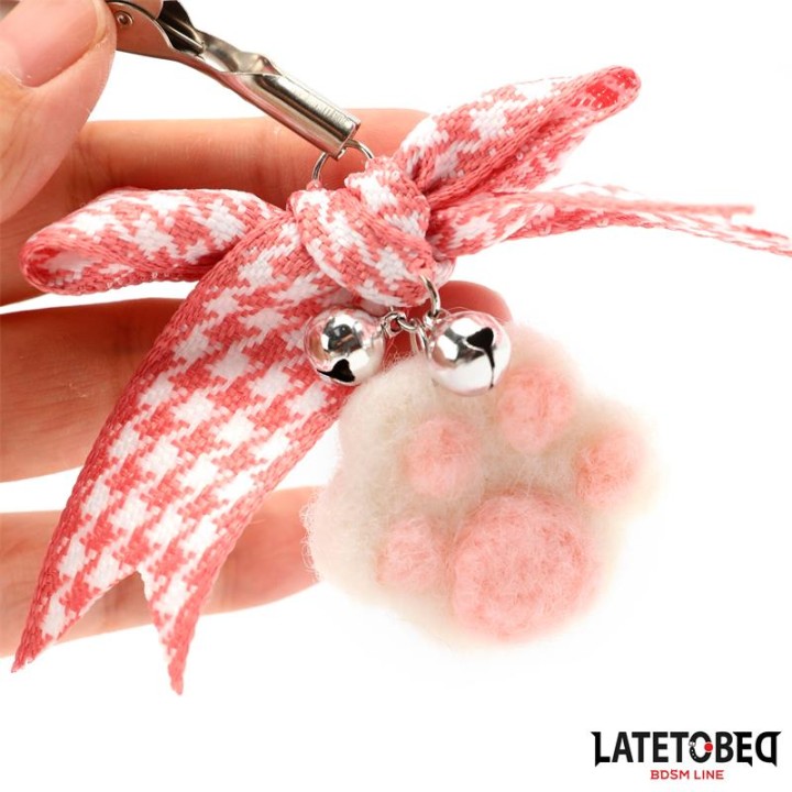 Pinças para Mamilos Pompom de Patinha