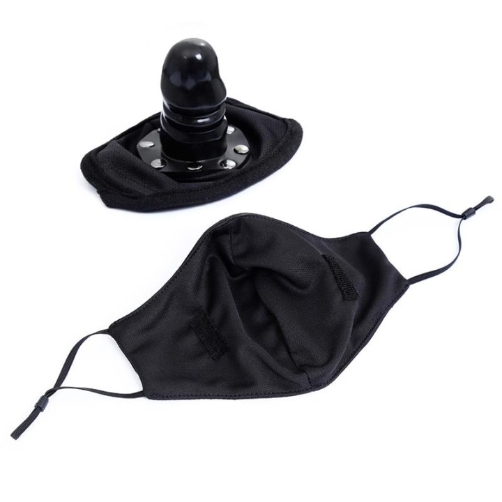 Máscara com Acessório de Dildo Desmontável