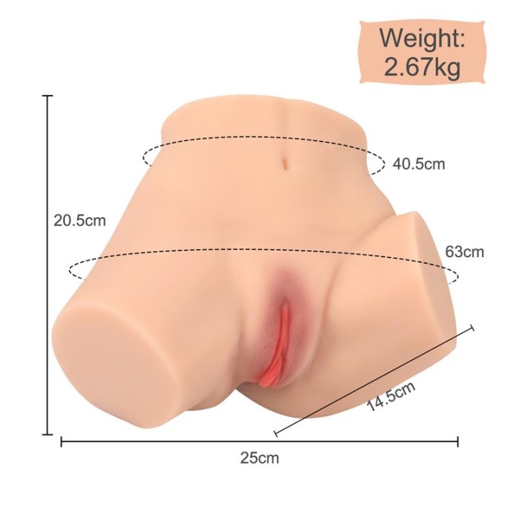 Masturbador Realista Eva 2.6 kg