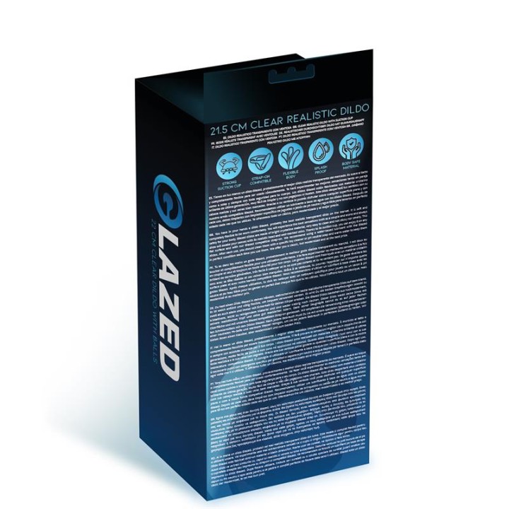 Dildo Realista Cristalino 21,5 cm