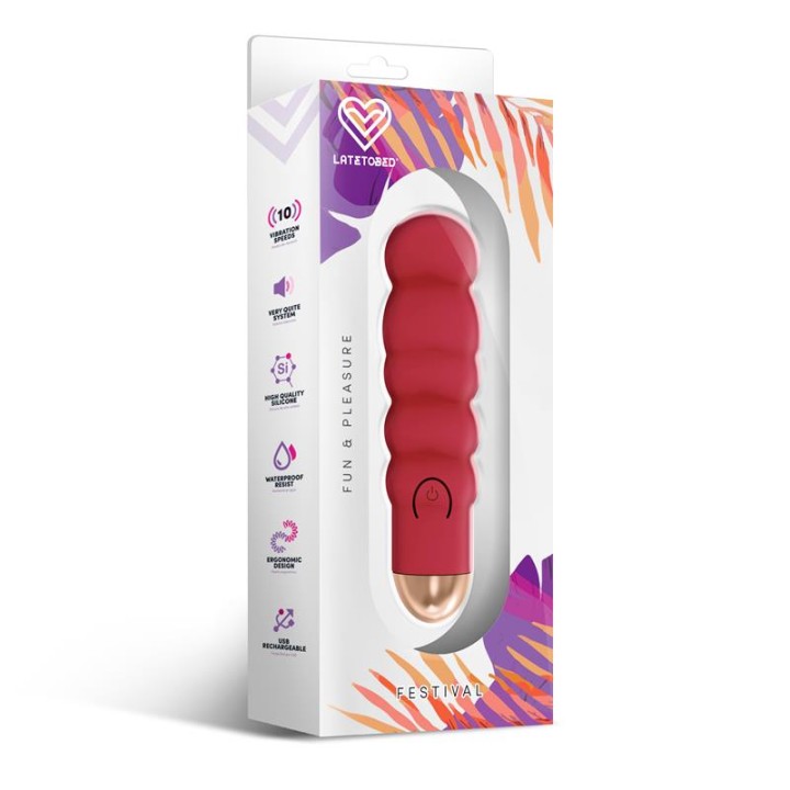 Ewon Estimulador 10 Velocidades Vermelho Ferrugem
