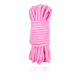 Corda de Bondage em Algodão 10 Metros Rosa
