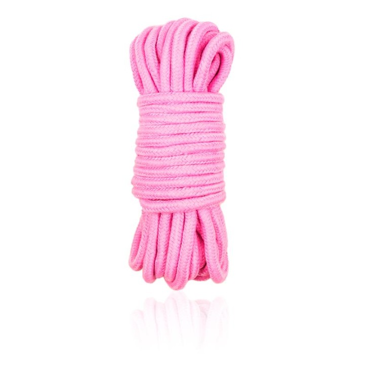 Corda de Bondage em Algodão 10 Metros Rosa