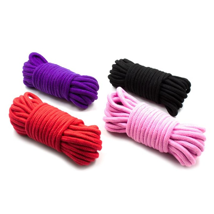 Corda de Bondage em Algodão 10 Metros Rosa