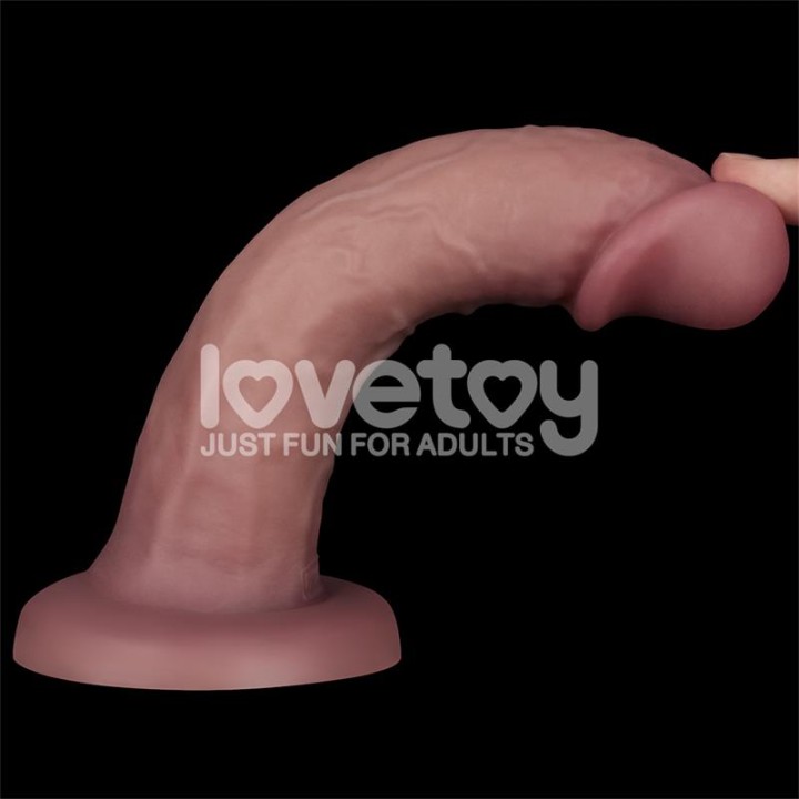 Dildo de Dupla Densidade com Vibração 8