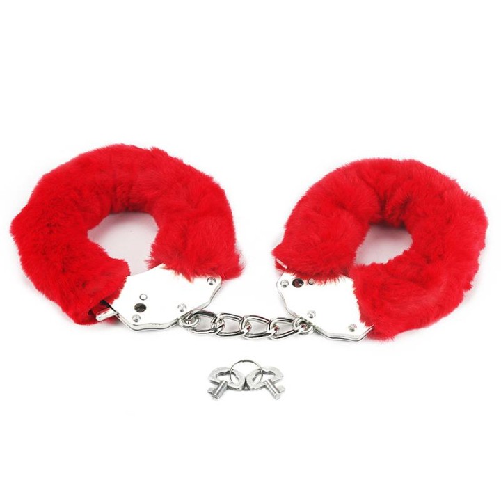 Algemas Metálicas com Pelo Vermelho