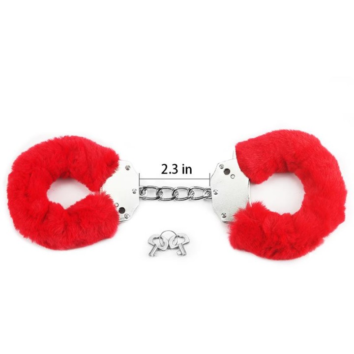Algemas Metálicas com Pelo Vermelho