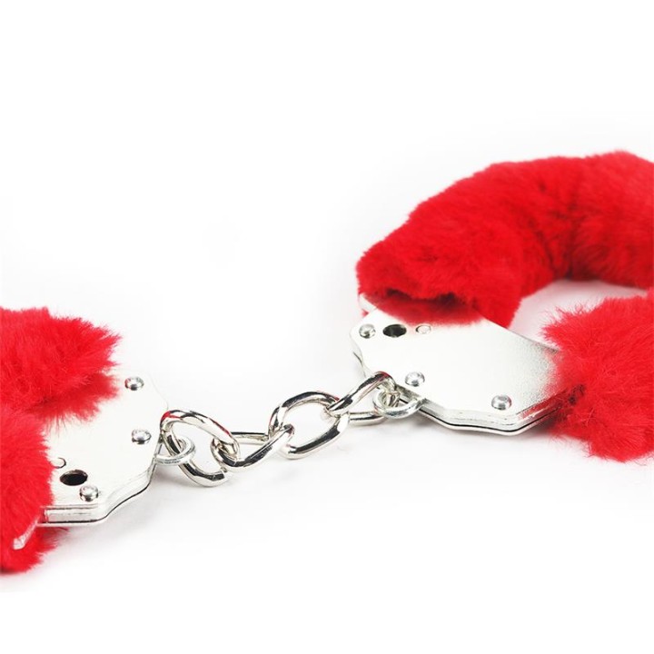 Algemas Metálicas com Pelo Vermelho
