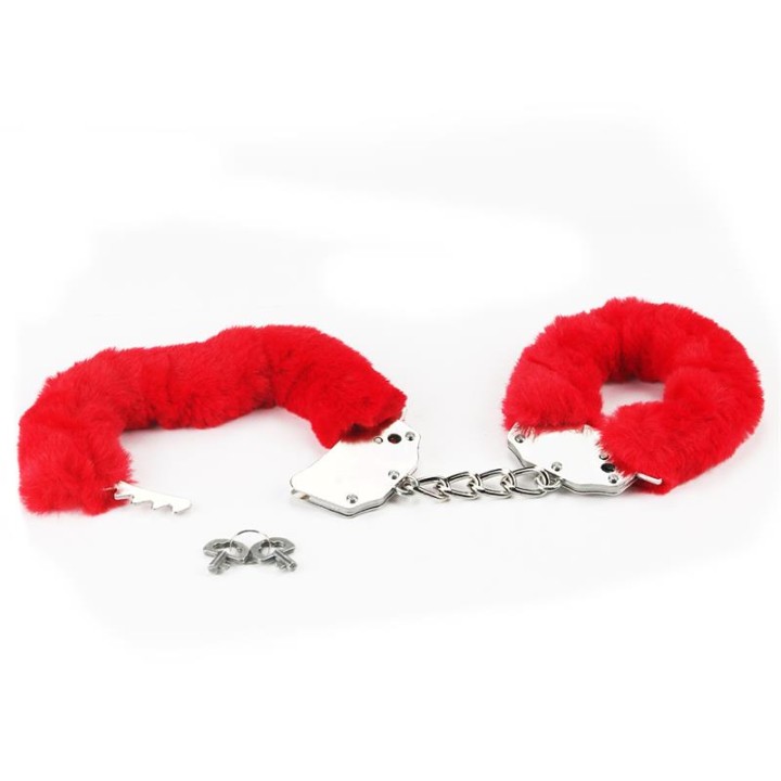 Algemas Metálicas com Pelo Vermelho