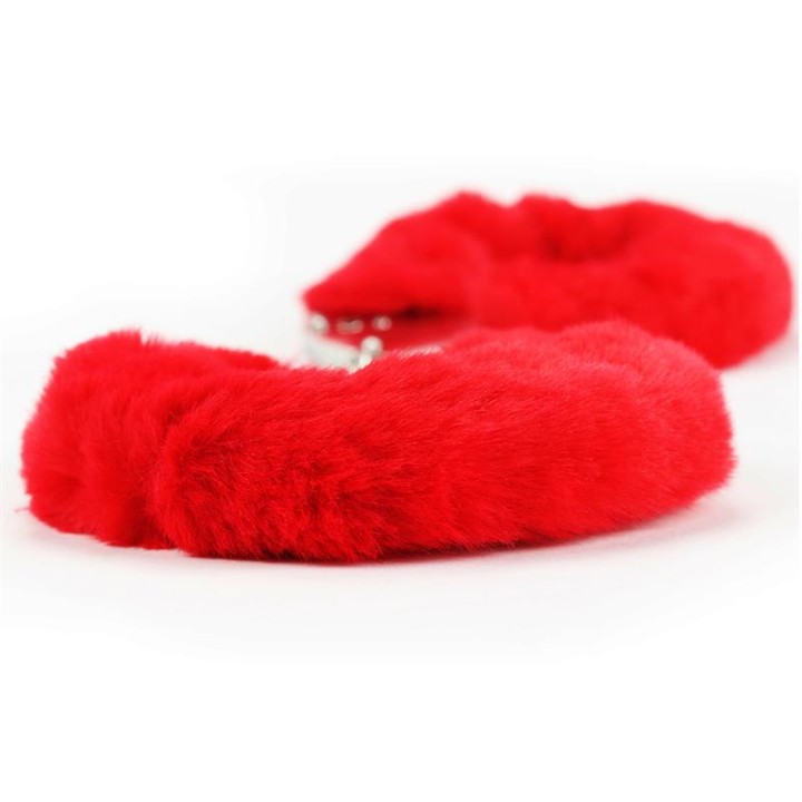 Algemas Metálicas com Pelo Vermelho