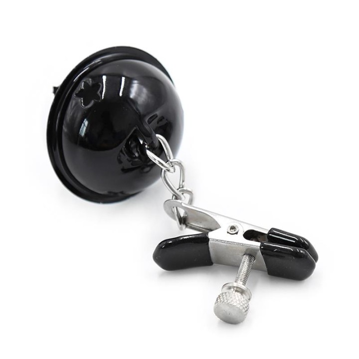Pinças para Mamilos com Guizos Branco/Preto