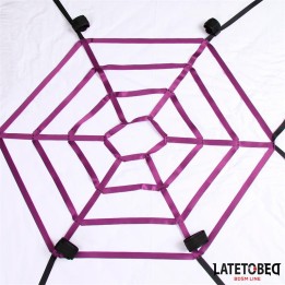 Conjunto de Ataduras para Cama em Teia de Aranha