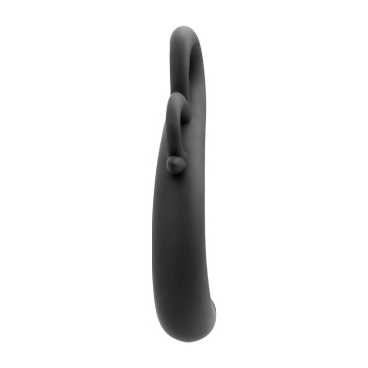 Banee Estimulador Prostático de Silicone Preto com Extração Fácil