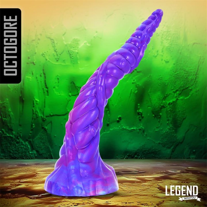 Octogore Dildo Unicórnio Silicone Líquido 28 cm