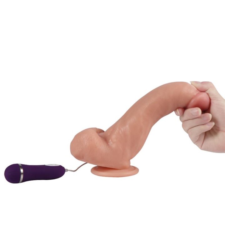 Vibrador Realista com Controlo Remoto Duke Lungton 22.5 cm