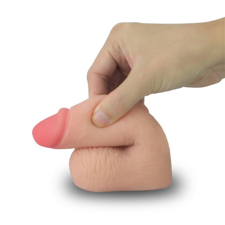 Dildo Limpy 100% Flexível 5.5 Natural
