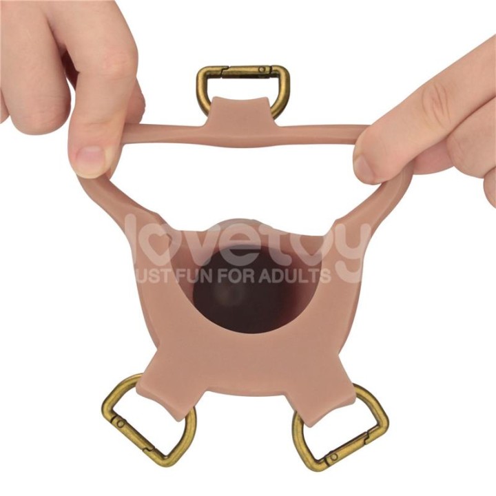 Arnés Ajustável Ingen com Dildo Oco 9 Conjunto Melhorado L/XL/2XL