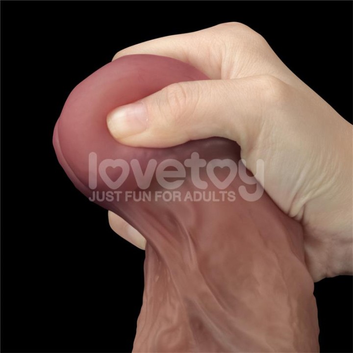 Dildo Dupla Camada XXL 10.5 Negro