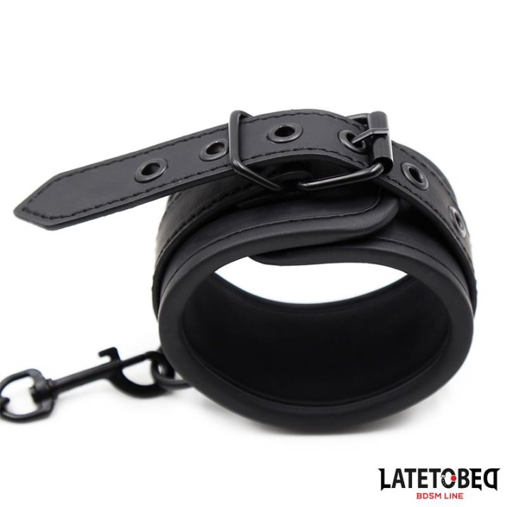 Algemas para Tornozelos Preto Sólido