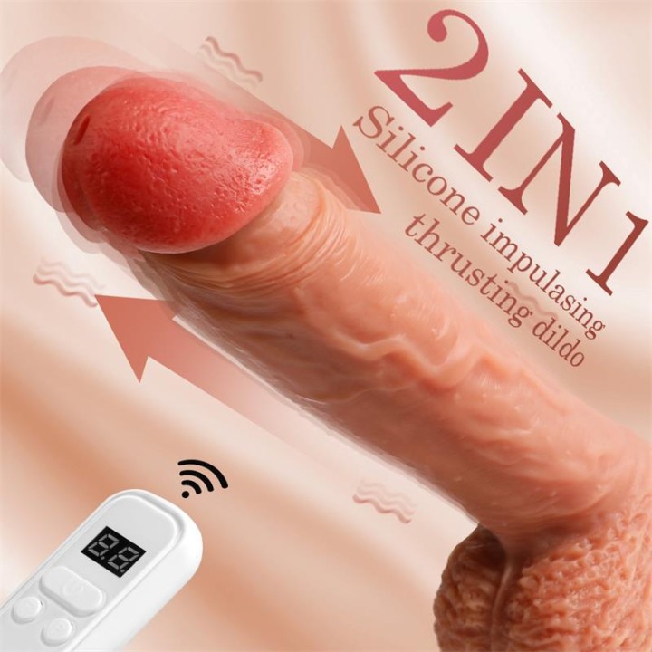 Dildo Dean com Movimento e Vibração 8